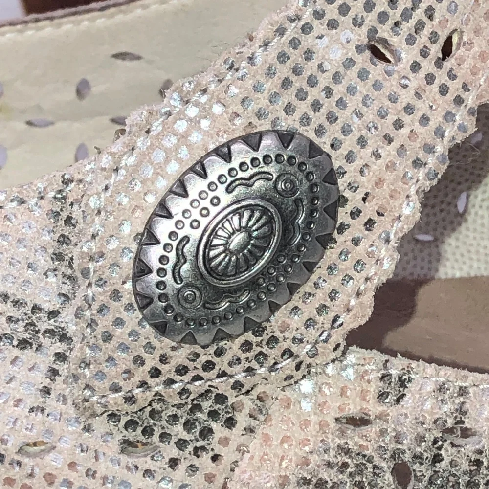 RIEKER ANTISTRESS Leather Mary Jane Shoes, Size 41 (US 9.5) - Perforated Design - Picture 8 of 12